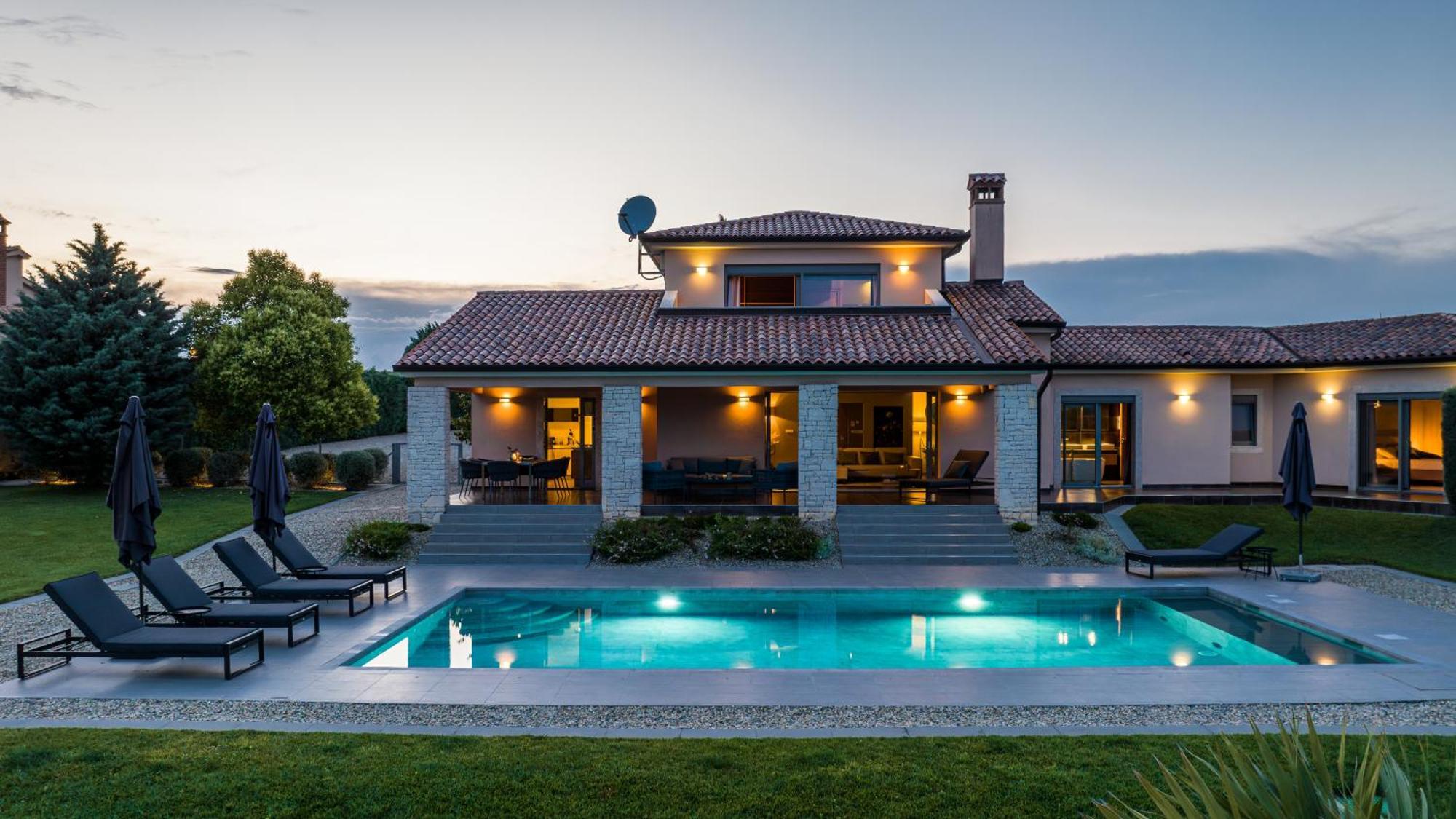 Labin In Zartinj - Luxury Privacy Heated Pool With Auto Cover Labin (Istria)